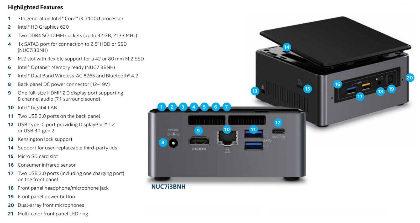 INTNUC-10018 Product Specification and Manual - Intel Next Unit of